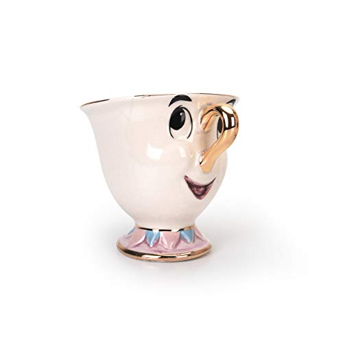 GZHaiTuoSi Cartoon New Beauty And The Beast Teapot Mug Mrs Potts Chip Tea Pot Cup One Set Lovely & Cup set Teapot Mug