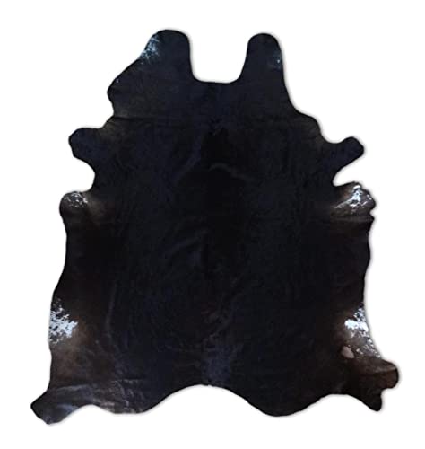 Premium Cowhides Dark Chocolate Medium Cowhide Rug 100% Natural Leather Rugs 84" x 72"