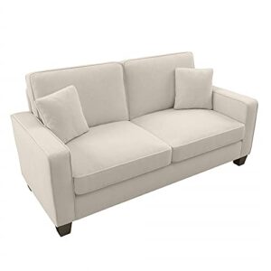 bush furniture stockton sofa, 73w, cream herringbone