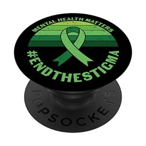 mental health end the stigma mental health matters awareness popsockets swappable popgrip