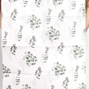 CENTRAL 23 Pretty Wrapping Paper (x6) Sheets - Gift Wrap for Her - For Men Women - Eucalyptus Plants - Green White - Recyclable