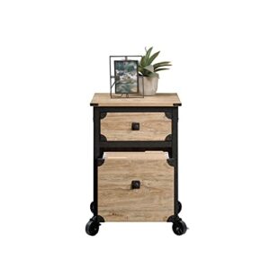 Sauder Steel River Pedestal File Cabinet, L: 20.87" x W: 23.86" x H: 26.58", Milled Mesquite Finish