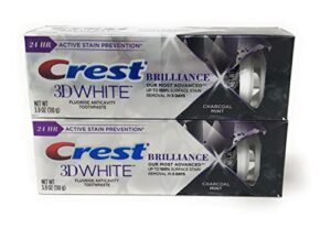 crest 3d white brilliance charcoal toothpaste