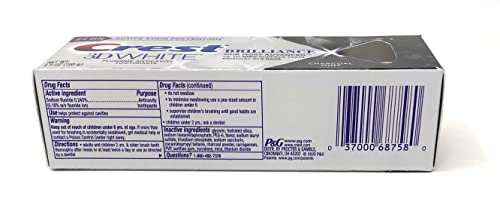 Crest 3D White Brilliance Charcoal Toothpaste