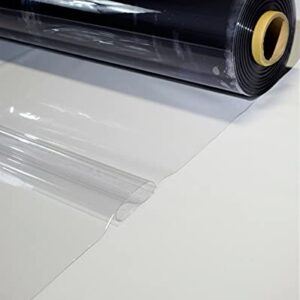 USA Fabric Store Clear Marine Vinyl 12 Gauge Double Clear Polished Poarch Enclosure 54" W by Yard