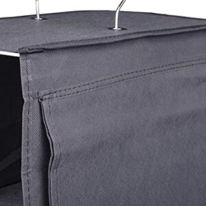 OULLYY Hanging Purse Handbag Organizer Wardrobe Closet Organizer Nonwoven 10 Pockets Hanging Closet Storage Bag with 360 Degree Swivel Hook