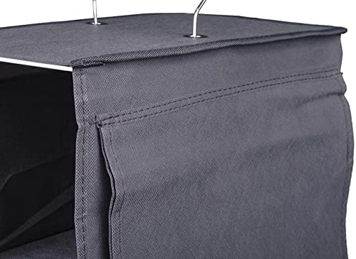 OULLYY Hanging Purse Handbag Organizer Wardrobe Closet Organizer Nonwoven 10 Pockets Hanging Closet Storage Bag with 360 Degree Swivel Hook