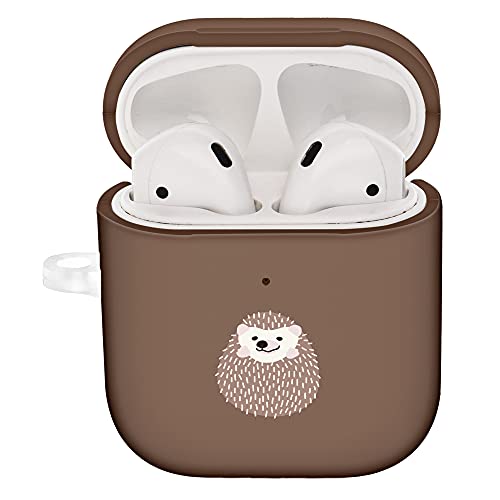 WiLLBee Mini Animal Compatible with AirPods Case Protective Hard PC Shell Cute Cover - Mini Hedgehog