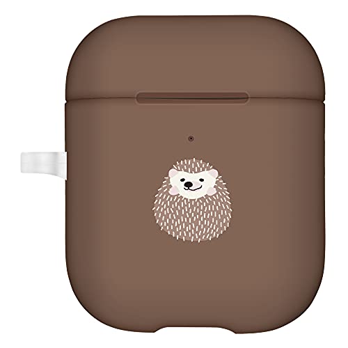 WiLLBee Mini Animal Compatible with AirPods Case Protective Hard PC Shell Cute Cover - Mini Hedgehog