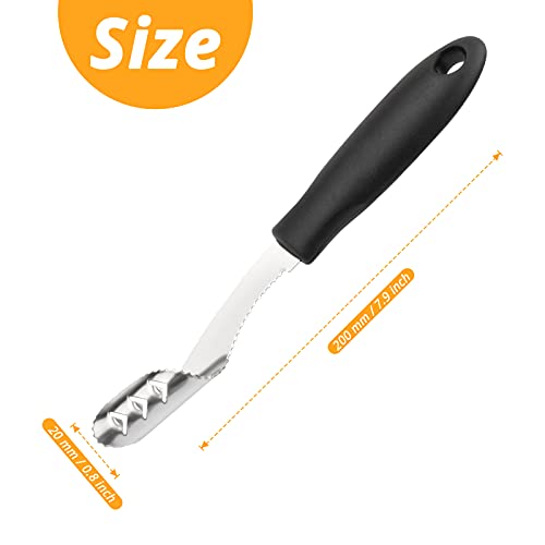 Sihuuu Jalapeno Pepper Corer -Stainless Steel Chili Core Deseeder for Chili,Banana,Bell Peppers,Zucchini,Cucumber