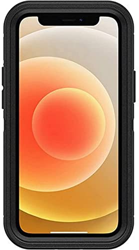 OtterBox Defender Series Rugged Case for iPhone 12 Mini - Case Only - Bulk Packaging - Black - with Microbial Defense