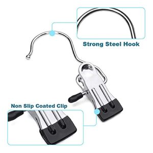 JOINSI 20 Pack Boot Hangers Closet Hanging Clips Laundry Hooks for Hats, Pants, Towel, Socks, Handbags, Bags, Underwear