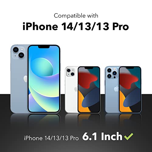 ZAGG InvisibleShield Glass XTR for iPhone 13 and 13 Pro, Heavy-Duty D30 Material, Ultra-Sensitive & Smooth Touch, Blue-Light Protection, Anti-Microbial Treatment, Easy to Install