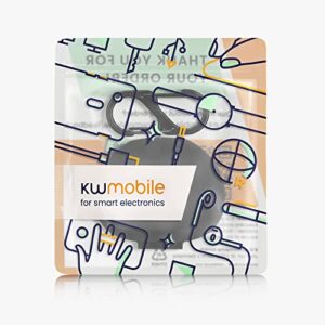 kwmobile Silicone Case Compatible with Edifier NeoBuds Pro - Case Protective Cover for Headphones - Black