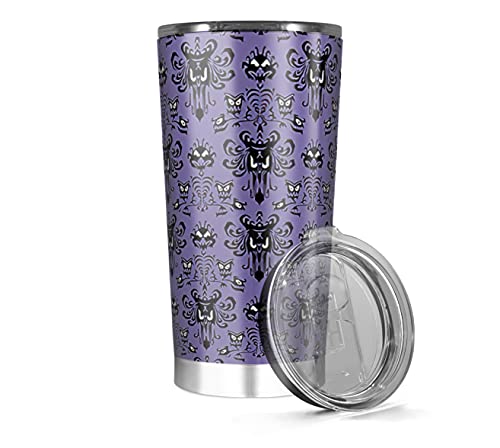 Insulated Tumbler Stainless Steel 20oz 30 Oz Haunted Iced Mansion Tea For Coffee The Wine Foolish Hot Mortals Cold Funny Travel Cups Mugs For Men Women