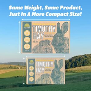 Eaton Pet and Pasture Naturally Grown, Premium, 1st Cut Blend, Western Timothy Hay Orchard Blend, Small Animal Food, Sustainable, Eco-Friendly, Farmer-Owned, 6LB-Box.