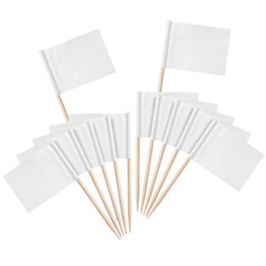 mr. pen- blank toothpick flags, white, 100 pcs, cheese markers, cheese labels for charcuterie board, charcuterie labels, cheese board labels, charcuterie board labels, buffet labels, flag toothpicks