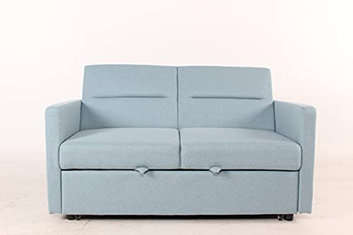 GURLLEU SF6002-LIGHT Sofabed, Light Blue