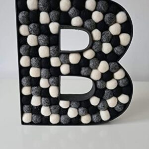 Handmade Crafts DIY Decorative Hollow Letter B, HOLLOWED LETTER BOX A-Z
