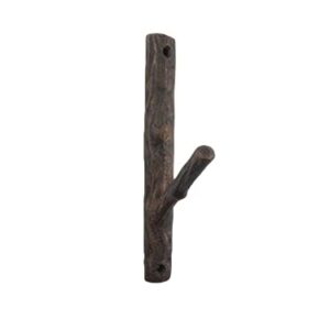 HANDCRAFTED NAUTICAL DÉCOR Rustic Copper Cast Iron Tree Branch Decorative Metal Wall Hook 8"