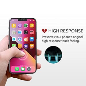 iCarez Tempered Glass Screen Protector for iPhone 14 Plus iPhone 13 Pro Max 6.7 Inches 2021 [3-Pack] Tray Installation Case Friendly Easy Apply