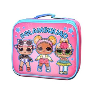 LOL Doll Backpack With Lunch Box For Girls - 5 Pc Bundle With 16 inch Lol Dolls School Bag, Lunch Bag, Animal Stickers, and More For LOL School Supplies (Lol Dolls Activity Set)