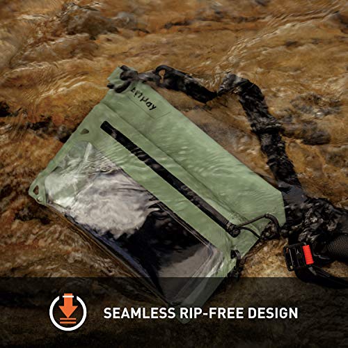 bitplay AquaSeal Waterproof Bag in Sand - Dry Bag/Sacoche/Phone Pouch with Adjustable Strap for Phone and Valuables