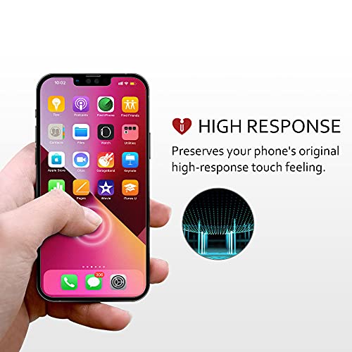 iCarez HD Anti Glare Matte Screen Protector for iPhone 14 Plus iPhone 13 Pro Max 6.7-Inches [3 Pack] (Case Friendly) Premium No Bubble Easy to Apply with Hinge Installation