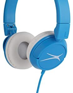 Altec Lansing Over The Ears Kids Headphones - Volume Limiting Technology for Developing Ears, Ages 6-9, Perfect for Learning from Home, Blue