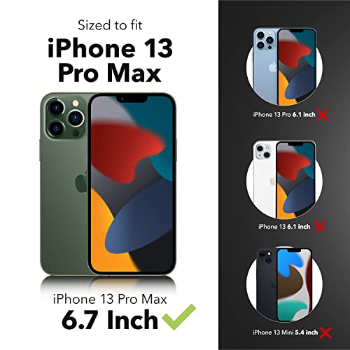 ZAGG InvisibleShield Glass Elite Plus with D3O Screen Protector - Gaming Glass - Made for iPhone 13 Pro MAX - Case Friendly Screen - Impact & Scratch Protection - clear