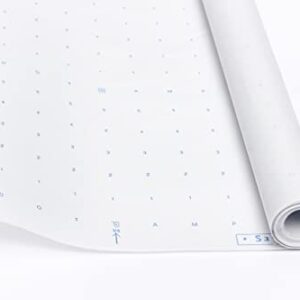 Pattern Paper for Fashion Design - 45 inches x 10 Yards, Alpha Numeric Dotted Marking Paper - Made in The USA