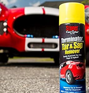 Stoner Car Care 91154-2PK 10-Ounce Tarminator Tar, Sap, and Asphalt Remover Safe on Automotive Paint and Chrome on Cars, Trucks, RVs, Motorcycles, and Boats, Pack of 2, Clear