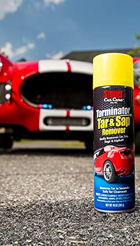 Stoner Car Care 91154-2PK 10-Ounce Tarminator Tar, Sap, and Asphalt Remover Safe on Automotive Paint and Chrome on Cars, Trucks, RVs, Motorcycles, and Boats, Pack of 2, Clear