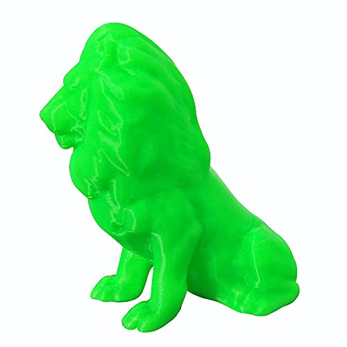 PLA Max PLA + Fluo Green PLA Filament 1.75 mm 3D Printer Filament 1KG 2.2LBS Spool 3D Printing Material Stronger Than Normal PLA Pro Plus Filament CC3D Bright Fluorescent Green Color