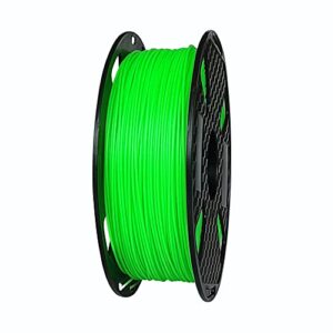 PLA Max PLA + Fluo Green PLA Filament 1.75 mm 3D Printer Filament 1KG 2.2LBS Spool 3D Printing Material Stronger Than Normal PLA Pro Plus Filament CC3D Bright Fluorescent Green Color