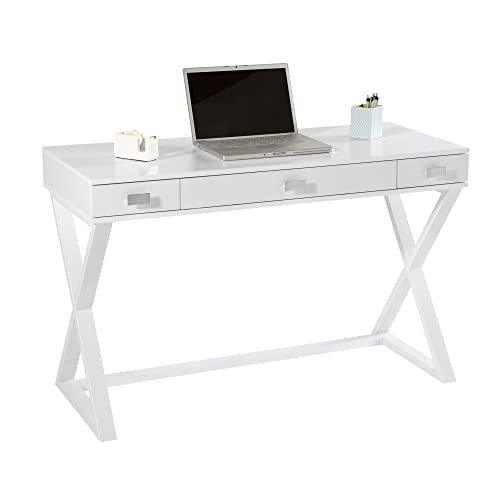 Realspace® Keri 48"W Writing Desk, White