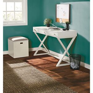 Realspace® Keri 48"W Writing Desk, White