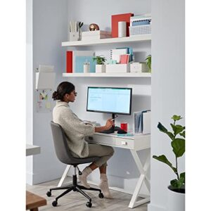 Realspace® Keri 48"W Writing Desk, White