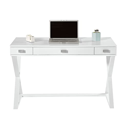 Realspace® Keri 48"W Writing Desk, White