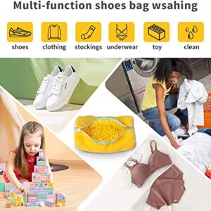 Shoes Laundry Bag Shoe Wash Bag For Washing Machine With Premium Zipper Durable Laundry Bag For Shoes -Sneaker Shoe Cleaner Kit Include Pair of Adjustable Shoe Trees Perfect For Canvas/Sneak