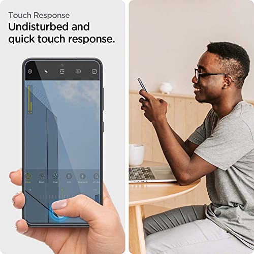 Spigen Tempered Glass Screen Protector [Glas.tR AlignMaster] designed for Galaxy S21 FE 5G - 2 Pack