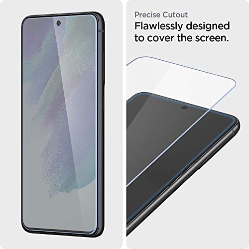 Spigen Tempered Glass Screen Protector [Glas.tR AlignMaster] designed for Galaxy S21 FE 5G - 2 Pack