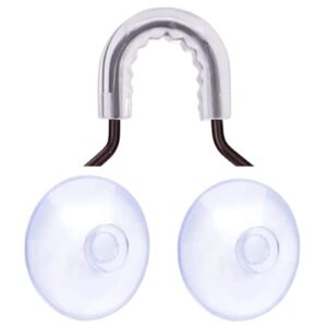 suction cups and rubber clip for shower caddy