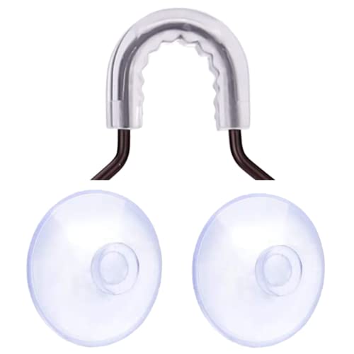Suction Cups and Rubber Clip for Shower Caddy
