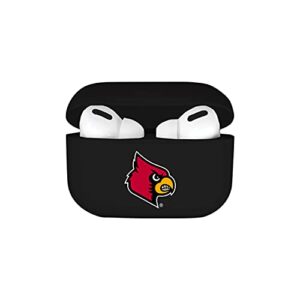 otm essentials officially licensed university of louisville earbuds case - black - compatible with airpods pro and mobile charging