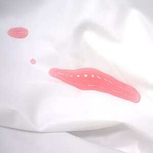 waterproof fabric by the yard - 85" (white, 5 yard) | bedding textile | white fabric tablecloth