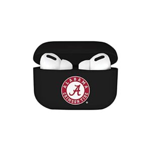 otm essentials officially licensed university of alabama crimson tide earbuds case - black - compatible with airpods pro