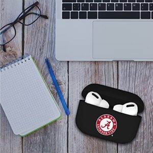 OTM Essentials Officially Licensed University of Alabama Crimson Tide Earbuds Case - Black - Compatible with AirPods PRO