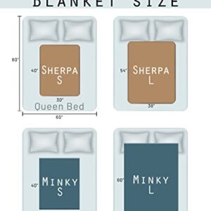 COLORCOMMALL Personalized Custom Throw Blanket - 38x54 Inch Fleece Sherpa Customized Photo Design Text Logo Name Picture Gift for Women Men Family Friends Kids Baby Dogs Pets