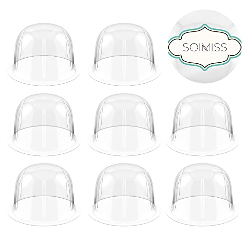 SOIMISS 8Pcs Plastic Hat Stand Rack Tabletop Hat Holders Display Wig Stand Hat Cap Rack Wig Holder for Home Travel 57CM White